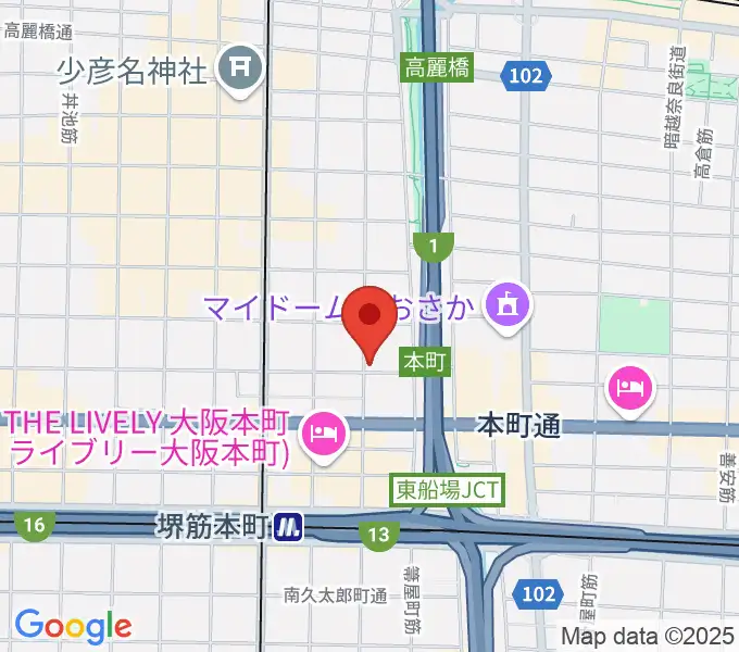 堺筋本町FREEDOMの地図