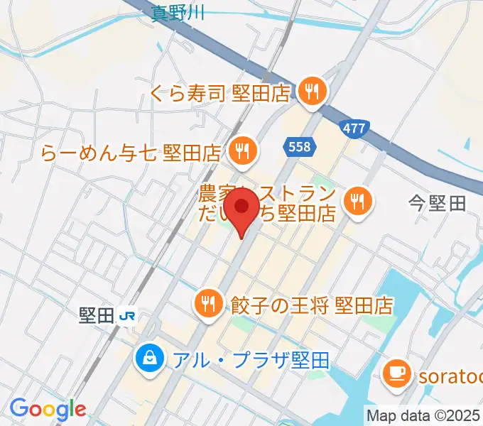滋賀堅田BIRTHDAYの地図