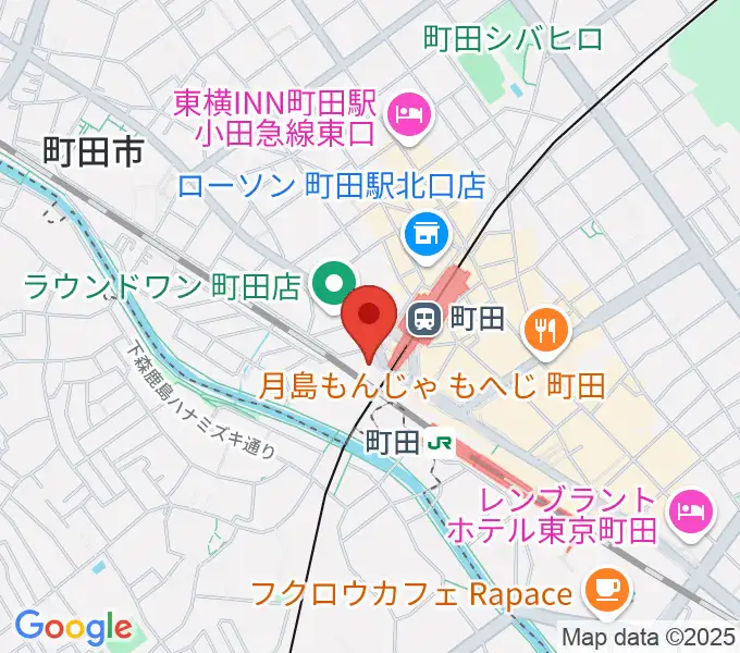 まほろ座MACHIDAの地図