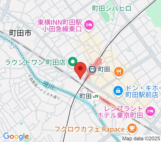まほろ座MACHIDAの地図