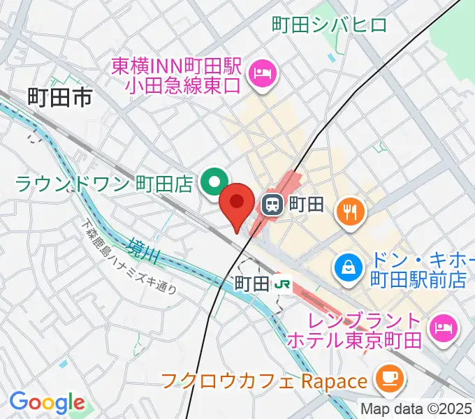 まほろ座MACHIDAの地図