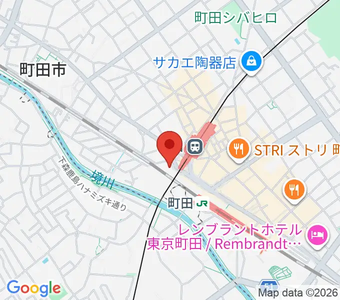 まほろ座MACHIDAの地図