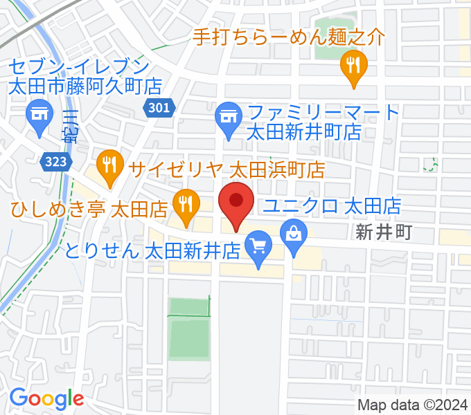 太田スタジオACTの場所