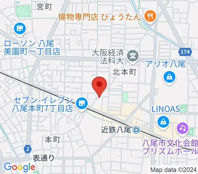 三嶋音楽教室の地図