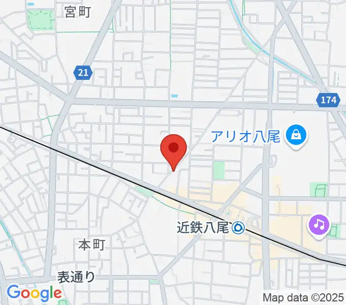 三嶋音楽教室の地図