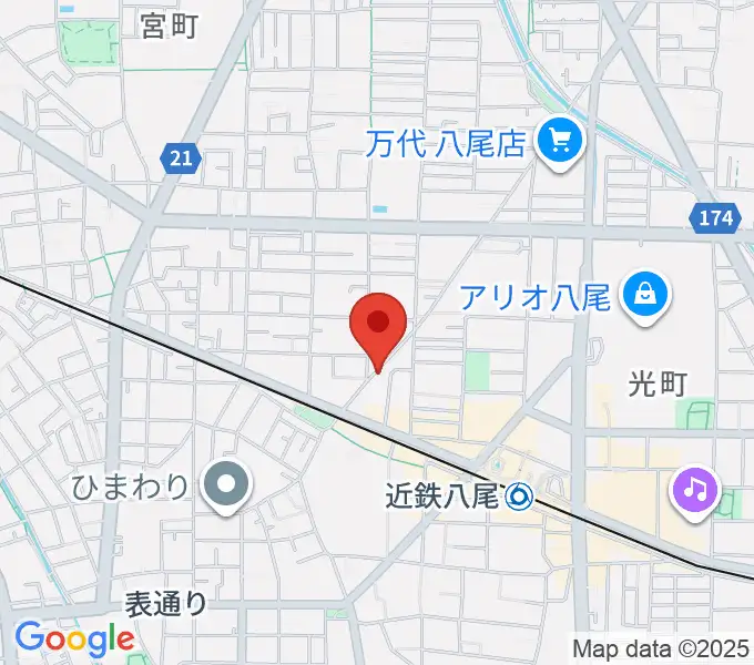三嶋音楽教室の地図