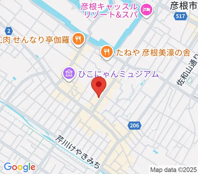 タイドミュージックの地図