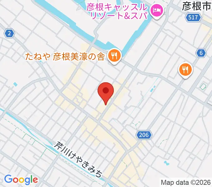 タイドミュージックの地図