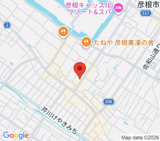 タイドミュージックの地図