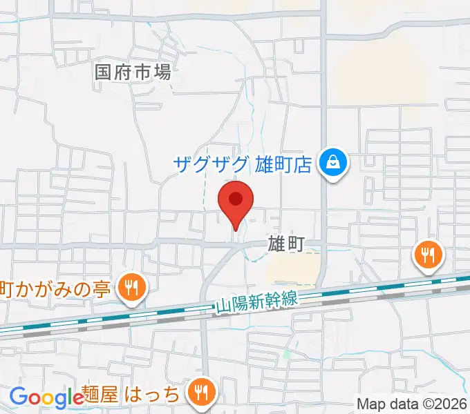 須藤アコースティック・ギター教室の地図