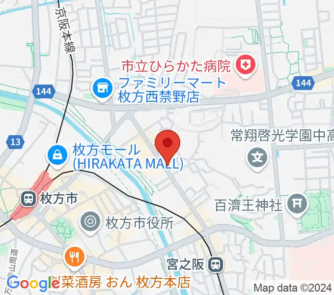 リプルミュージックの地図