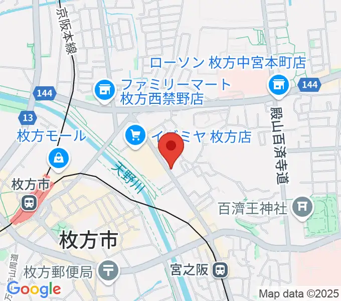 リプルミュージックの地図