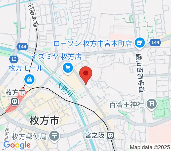 リプルミュージックの地図
