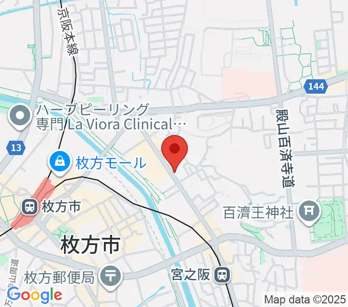 リプルミュージックの地図