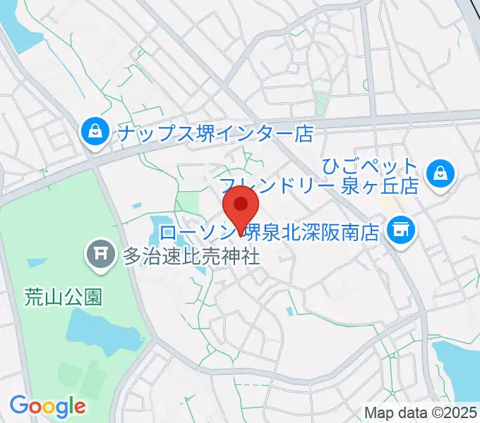 Sax Artist uzu サックス教室の地図