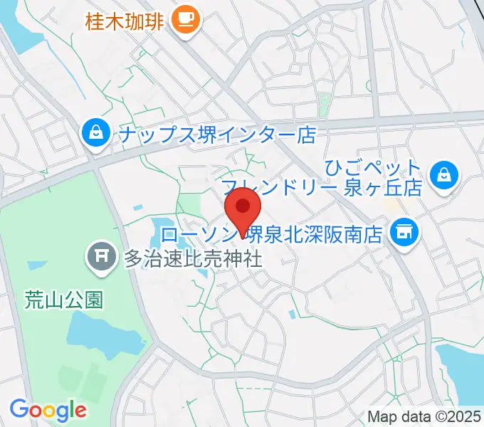 Sax Artist uzu サックス教室の地図