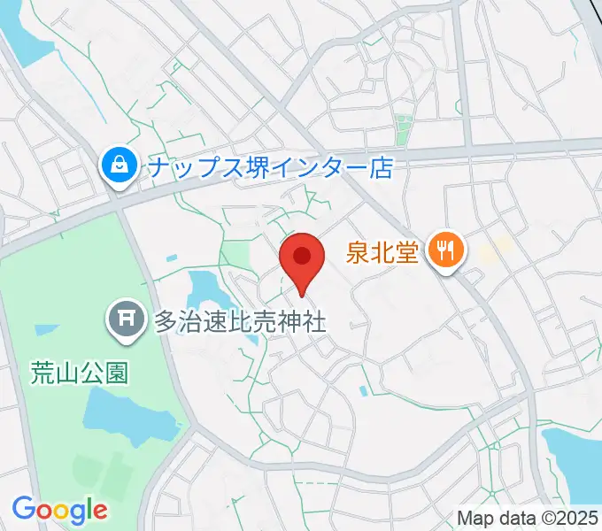 Sax Artist uzu サックス教室の地図