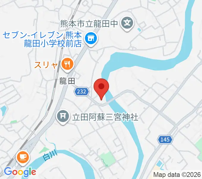 やまべ音楽＆ギター教室の地図