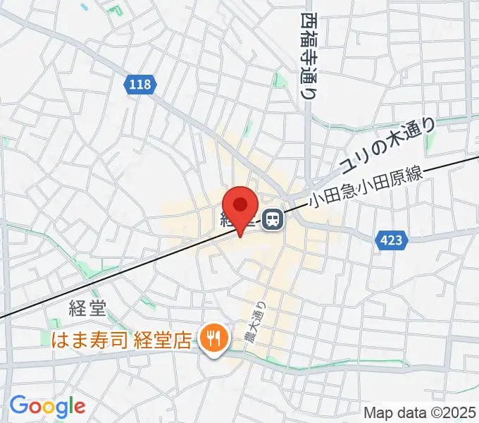 経堂Crazy Loveの地図