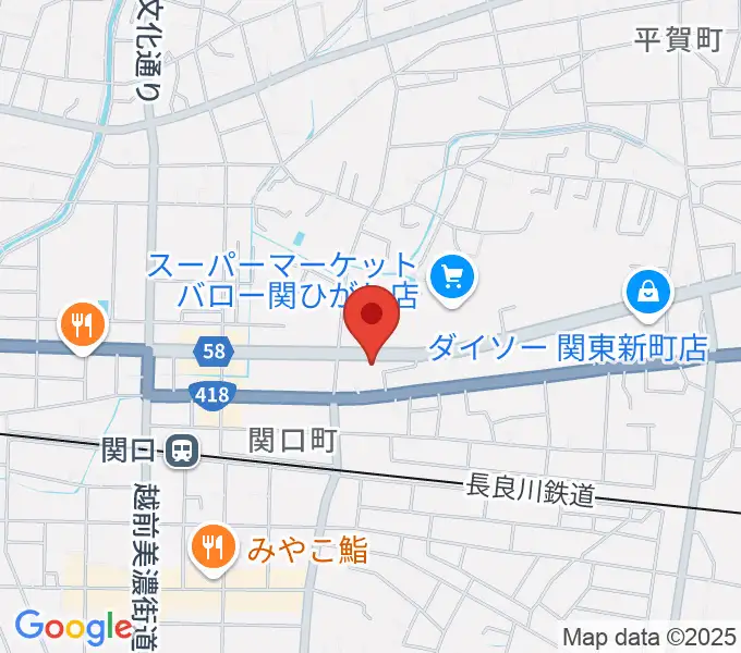 シノダ楽器 旭ヶ丘センターの地図