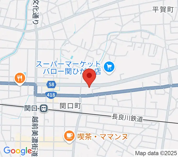 シノダ楽器 旭ヶ丘センターの地図