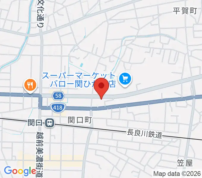 シノダ楽器 旭ヶ丘センターの地図