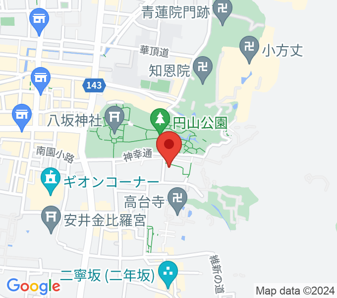 円山公園音楽堂の場所