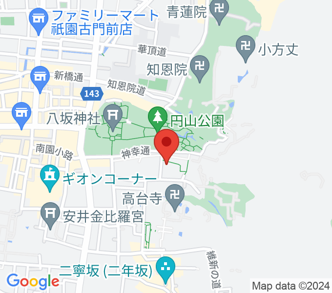 円山公園音楽堂の場所