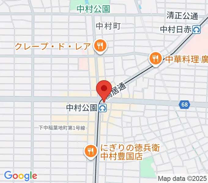 松栄楽器 名古屋店の地図