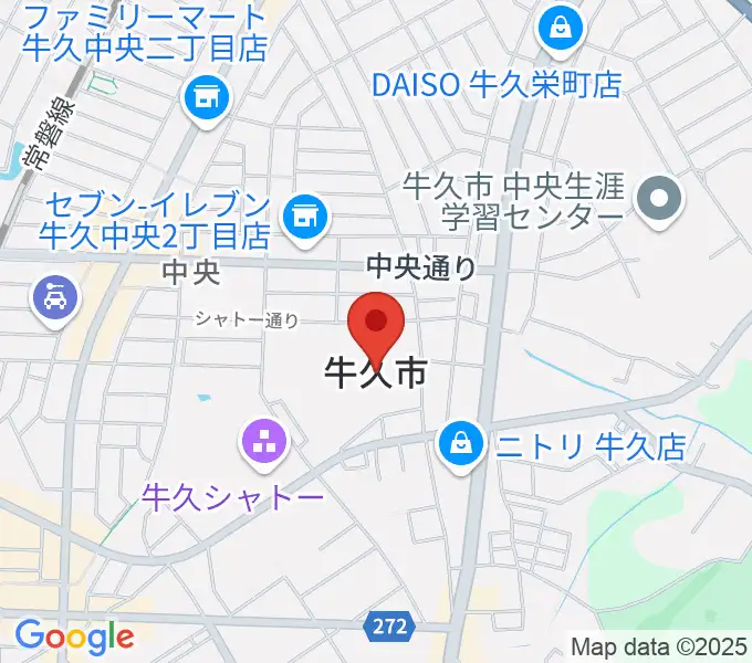 FMうしくうれしく放送（FM-UU）の地図