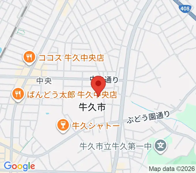 FMうしくうれしく放送の地図