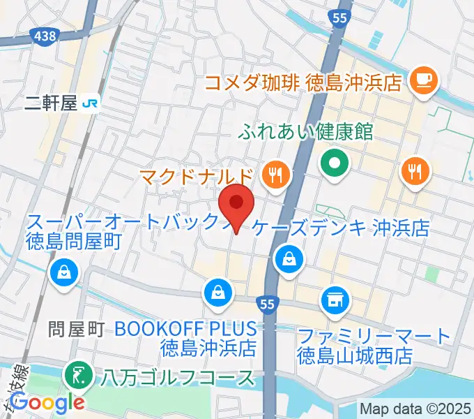 ユニスタイル沖浜の地図