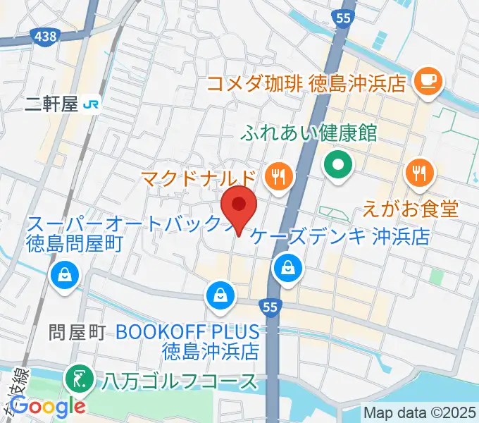 ユニスタイル沖浜の地図