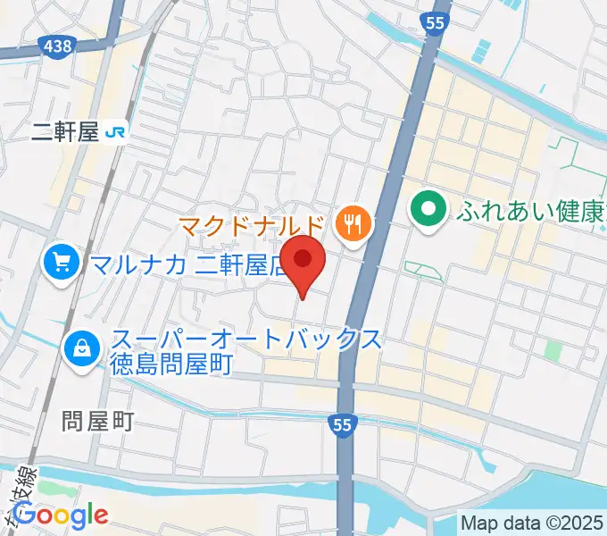 ユニスタイル沖浜の地図
