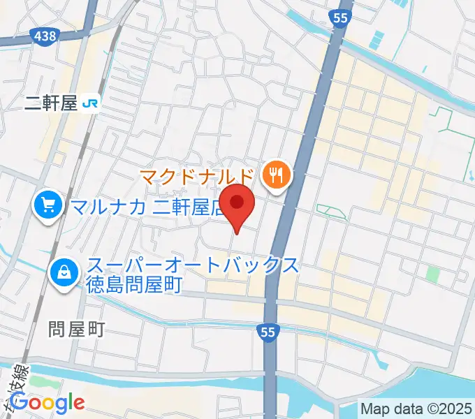 ユニスタイル沖浜の地図