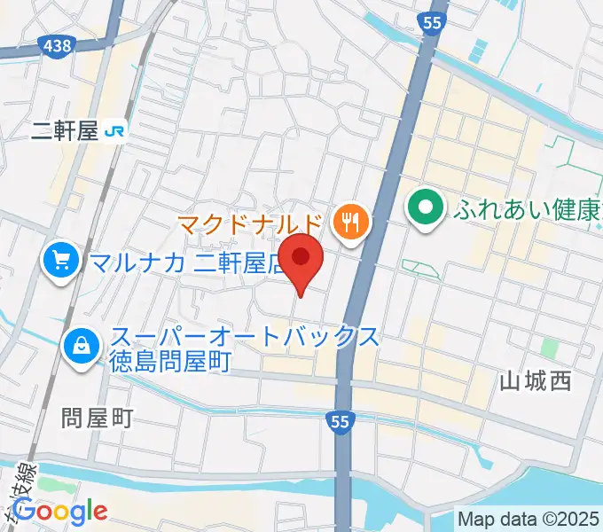 ユニスタイル沖浜の地図