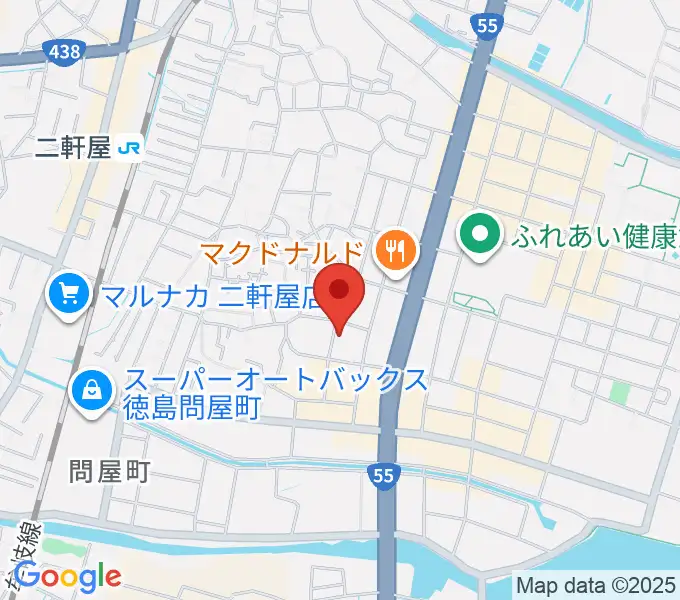 ユニスタイル沖浜の地図