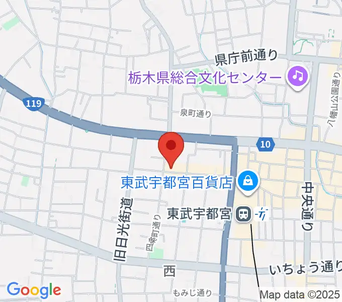 宇都宮HELLO DOLLYの地図
