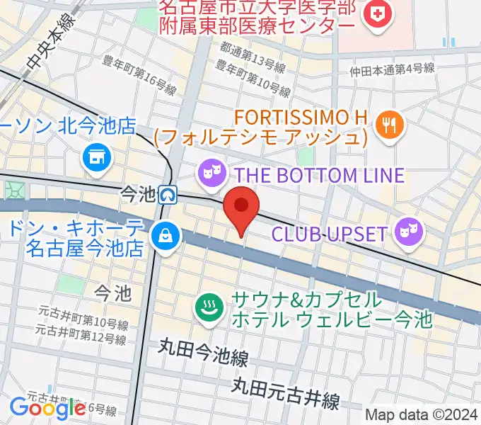 リフレクトスタジオ今池店の地図