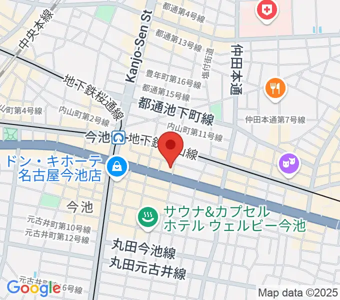 リフレクトスタジオ今池店の地図