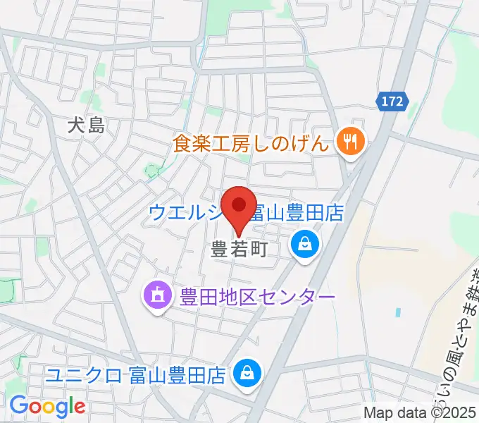 笹山友希予ピアノ教室の地図