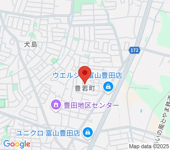 笹山友希予ピアノ教室の地図