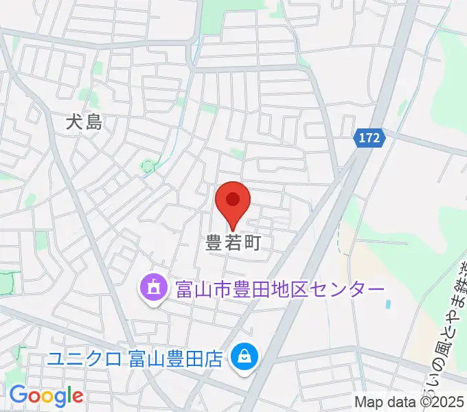 笹山友希予ピアノ教室の地図