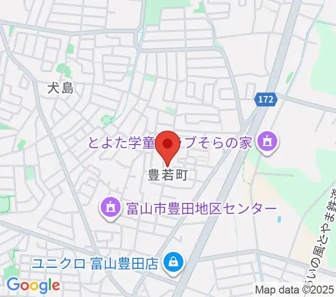 笹山友希予ピアノ教室の地図