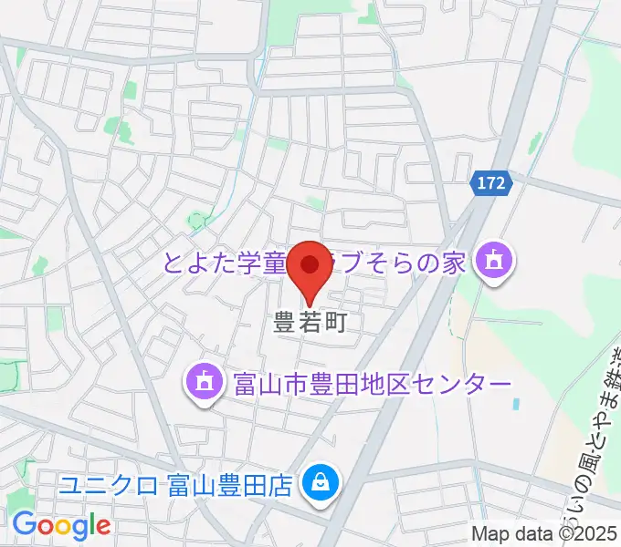 笹山友希予ピアノ教室の地図