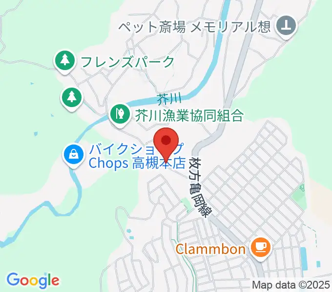 摂津響Saalの地図