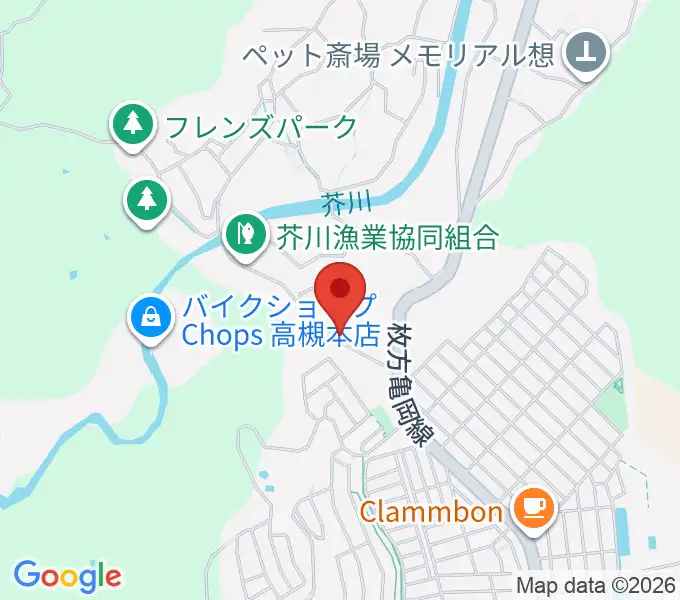 摂津響Saalの地図