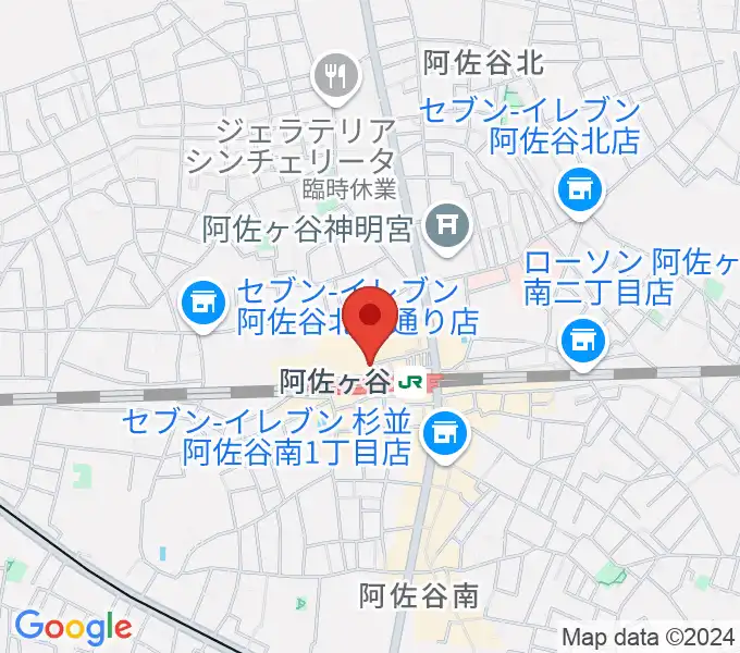 阿佐ヶ谷天の地図