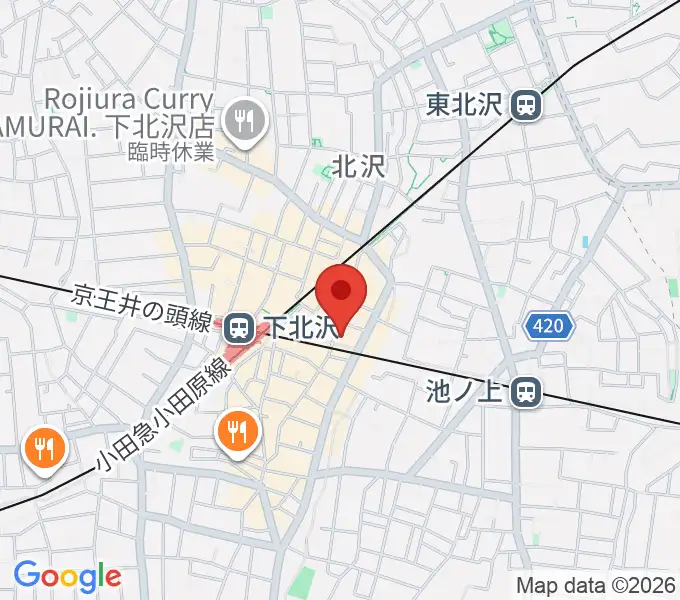 下北沢ろくでもない夜の地図