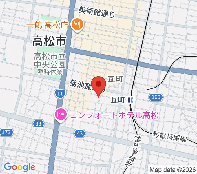 ヒッツギターズ＆ミュージックの地図